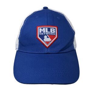 MLB Network Men's Snapback Mesh Back Hat Blue New York Mets Embroidered